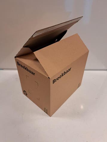 Verzenddoos 394x295x324 mm enkelgolf karton bruin met enkele, Ophalen of Verzenden