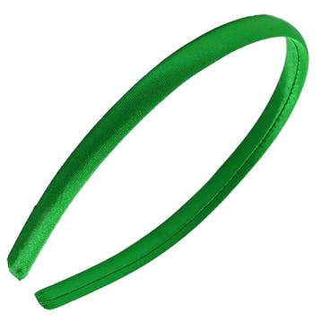 Fako Fashion - Diadeem - Satijn - 10mm - Groen, Verzenden