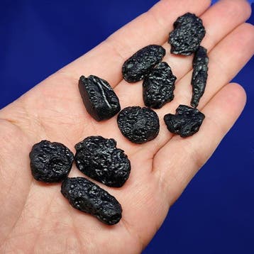 x 10 TEKTITE LOT -Beste kwaliteit!- MOOIE VORM.
