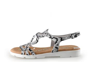 Oh My Sandals Sandalen in maat 36 Zilver, Kleding | Dames, Schoenen, Overige kleuren, Verzenden, Sandalen of Muiltjes, Zo goed als nieuw