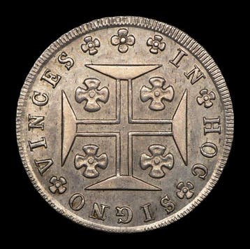 Portugal. D. Pedro IV (1826-1828). Cruzado Novo (480 Reis)