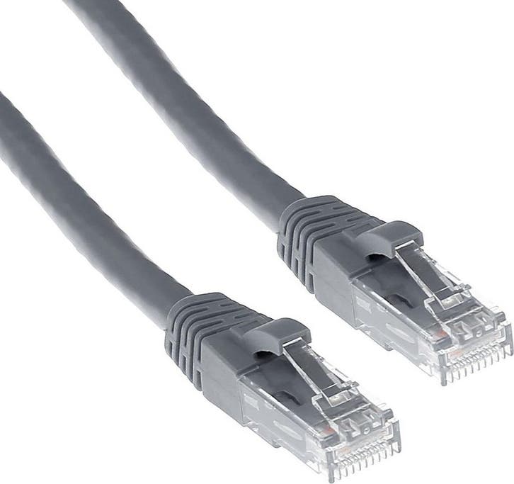 ACT 5m Cat6 UTP Grijs Nieuw, Informatique & Logiciels, Pc & Câble réseau, Enlèvement ou Envoi