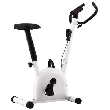 vidaXL Hometrainer met bandweerstand wit, Verzenden