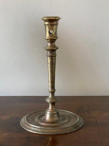 Bougeoir Haute Époque - Bronze - Flambeau Renaissance