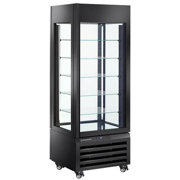 Chocoladevitrine | EXALTA | Energiezuinig | 440L | Zwart |, Verzenden, Nieuw in verpakking