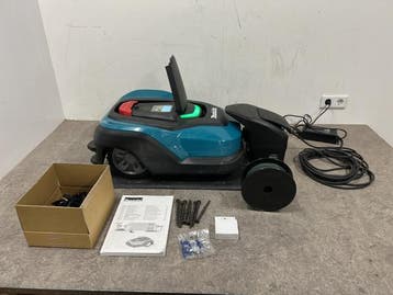 Veiling - Makita robotgrasmaaier 18V RM350D, Tuin en Terras, Grasmaaiers, Nieuw