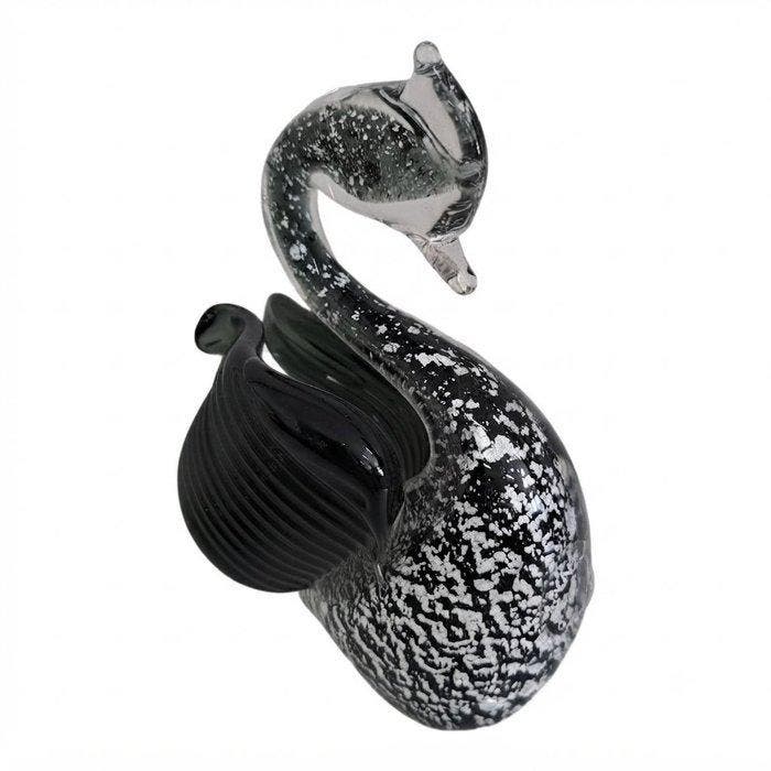 V.Nason&C. - Beeldje - Cigno Nero - Muranoglas, Antiquités & Art, Curiosités & Brocante