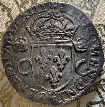 Frankrijk. Karel IX (1560-1574). Teston 1563-H, La Rochelle