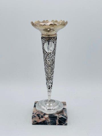 Vase - Argent 900 - Vase en argent chinois