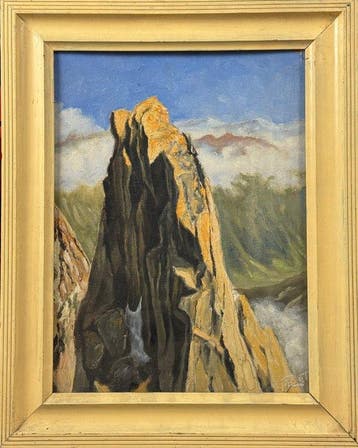 Zwitserse school (XX) - Aiguille de la Blaitière - Cima