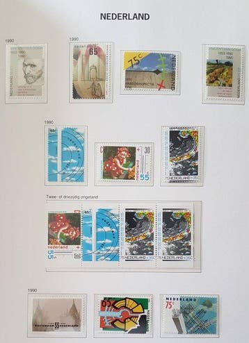 Nederland 1990/2007 - 2x Davo albums IV+V, Gestempeld