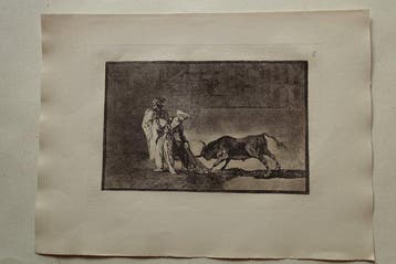 Francisco De Goya (1746-1828) - La Tauromaquia Blatt: #6: