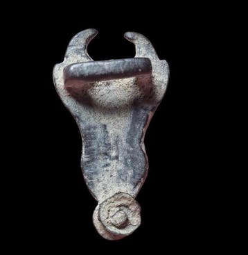 Romain antique Bronze Pendentif taureau - 32 mm