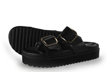 Nelson Slippers in maat 37 Zwart, Kleding | Dames, Schoenen, Slippers, Verzenden, Zwart, Nelson
