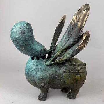 Dariusz Zielinski - Cyber Hippo 2.0 - BRONZE unique
