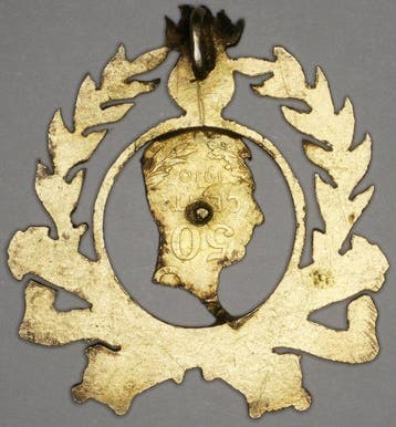 België - World War I - Albert I - 50 Centimes Trench Art /, Postzegels en Munten