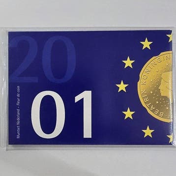 Nederland. Beatrix. Muntensets 2001 PROOF & Zilveren