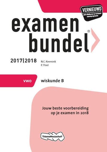 Examenbundel vwo Wiskunde B 2017/2018 9789006391688 P. Thiel, Verzenden, P. Thiel