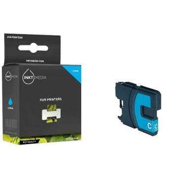 Brother LC-1100C  inktcartridge Cyaan inktmedia huismerk, Verzenden, Nieuw
