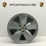 Porsche Taycan ORIGINELE 21 ExclusiveDesign GT-zilver velgen, Auto-onderdelen, Banden en Velgen, Ophalen, Velg(en), Nieuw, 21 inch