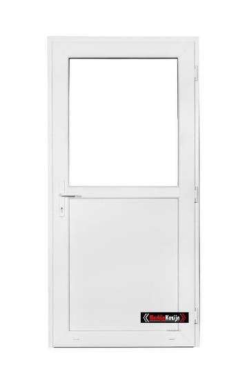 PVC Kunststof deur B85xH185 en B90xH190 buitendraaiend!!, 80 tot 100 cm, Minder dan 200 cm, Ophalen of Verzenden, Glas