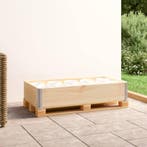 vidaXL Palletopzetrand 50x100 cm massief grenenhout, Verzenden