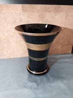 Vase - swing - verre hyalite - Vase en hyalite noir