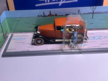Tintin - Tintin - La Voiture de Wang Jeng-Ghie - Diorama, Nieuw