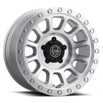 ICON Hulse 17 X 8.5 5 X 5 6mm Offset 4.5in BS Silver, Ophalen of Verzenden