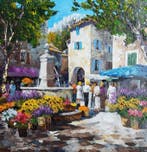 NOLAC - Tableau original de NOLAC peint au couteau en 2026 -, Antiquités & Art