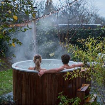 Hottub houtgestookt elektrisch hybride biodiesel | Bubbels, Nieuw, Pomp, Vast