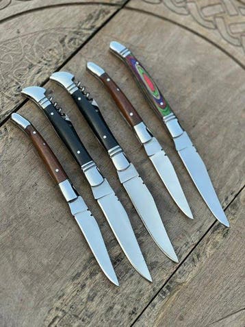 Keukenmes - Kitchen knife set - Laguiole Bougna Met Bee