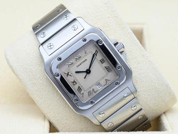 Cartier Santos Ref. 987901 Year 2000s (Box), Overige merken, Staal, Polshorloge, Ophalen of Verzenden
