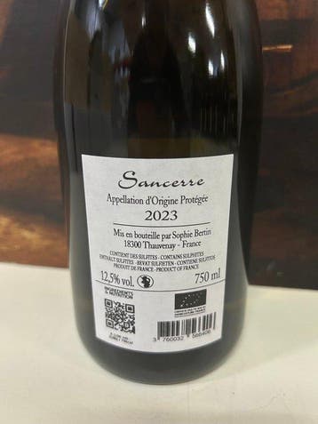 2023 Sophie Bertin La Cote Blanche - Sancerre - 6 Flessen