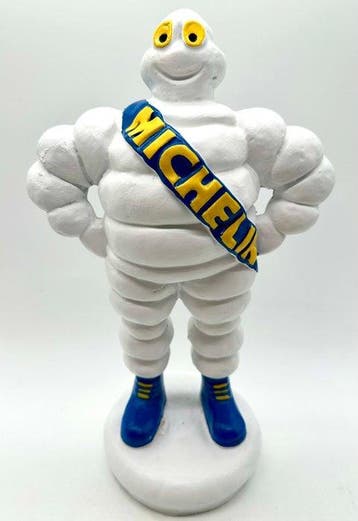 No reserve-Groot toonbank/vitrine/reclame beeld Michelin