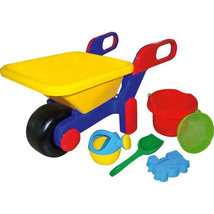 Kinder-kruiwagen met zandset, 5-delig, Kinderen en Baby's, Badjes en Verzorging, Verzenden