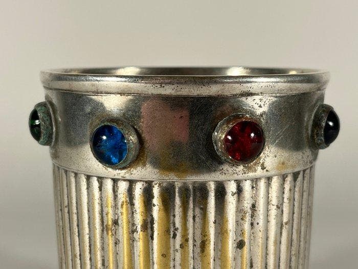 Vaas - Zilverbrons, Muranoglas, Antiek en Kunst, Curiosa en Brocante