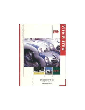 2001 MILLE MIGLIA HARDCOVER JAARBOEK ITALIAANS