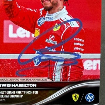 Ferrari - Topps Now - (032) Lewis Hamilton Highest grand, Nieuw