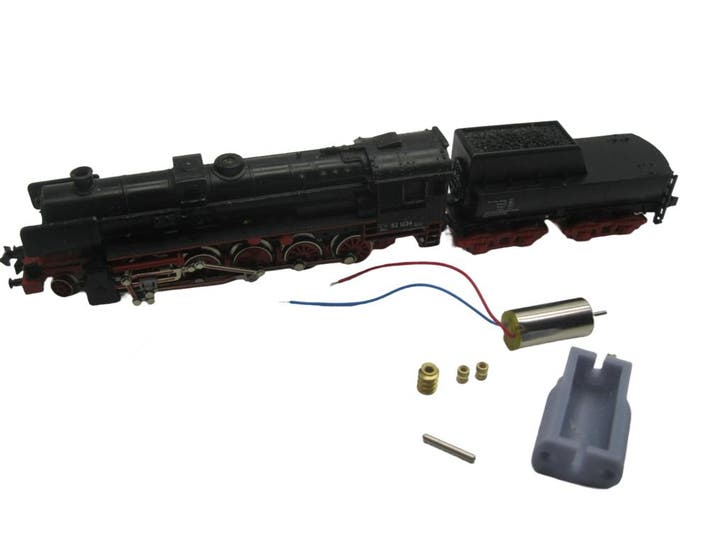 micromotor NM010G ombouwset voor Minitrix DB / DRG BR 52,, Hobby & Loisirs créatifs, Trains miniatures | Échelle N, Envoi