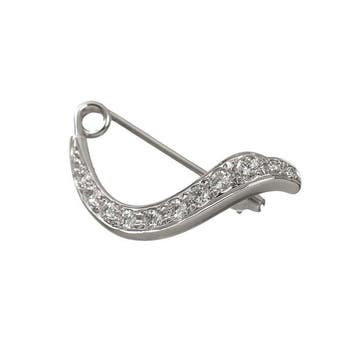Mikimoto - Broche - 18 karaat Witgoud