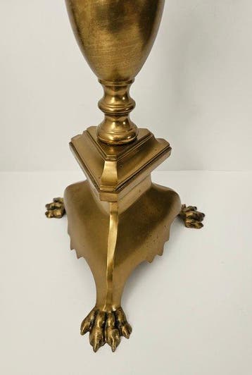 XXL Kandelaar op leeuwenpoten - 105 cm - Chandelier - Cuivre, Antiquités & Art