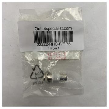 Bieden: Amphenol RF 75 Ohm Female to Female, Ophalen of Verzenden, Nieuw