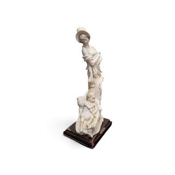 Giuseppe Armani - sculptuur, Maternità - Porcellana