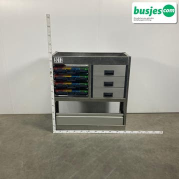 Aluca bedrijfswageninrichting 1010x420x1075mm (3012), Verzenden