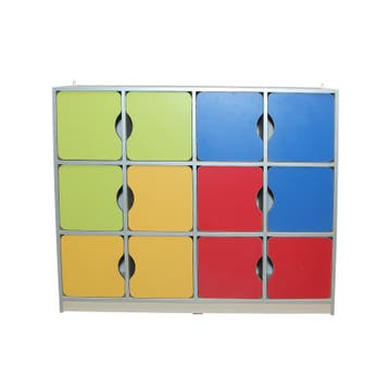 Universele Opbergkast | 12 Deuren | 1300x350x1040(h)mm, Verzenden, Nieuw in verpakking