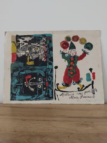 Antoni Clavé (1913-2005) - Christmas card