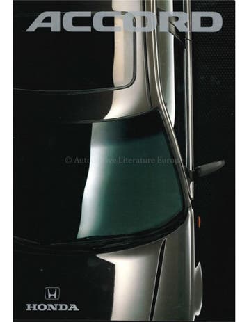 1990 HONDA ACCORD SEDAN BROCHURE NEDERLANDS, Ophalen of Verzenden, Nieuw