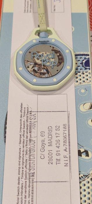 Swatch - Audemars Piguet x Swatch - Royal Pop - Blaue Acht -, Nieuw