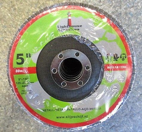 Lighthouse Slijpschijf, Lamellenschijf, Flap disc 125mm x, Zakelijke goederen, Kantoor en Winkelinrichting | Winkel en Inventaris